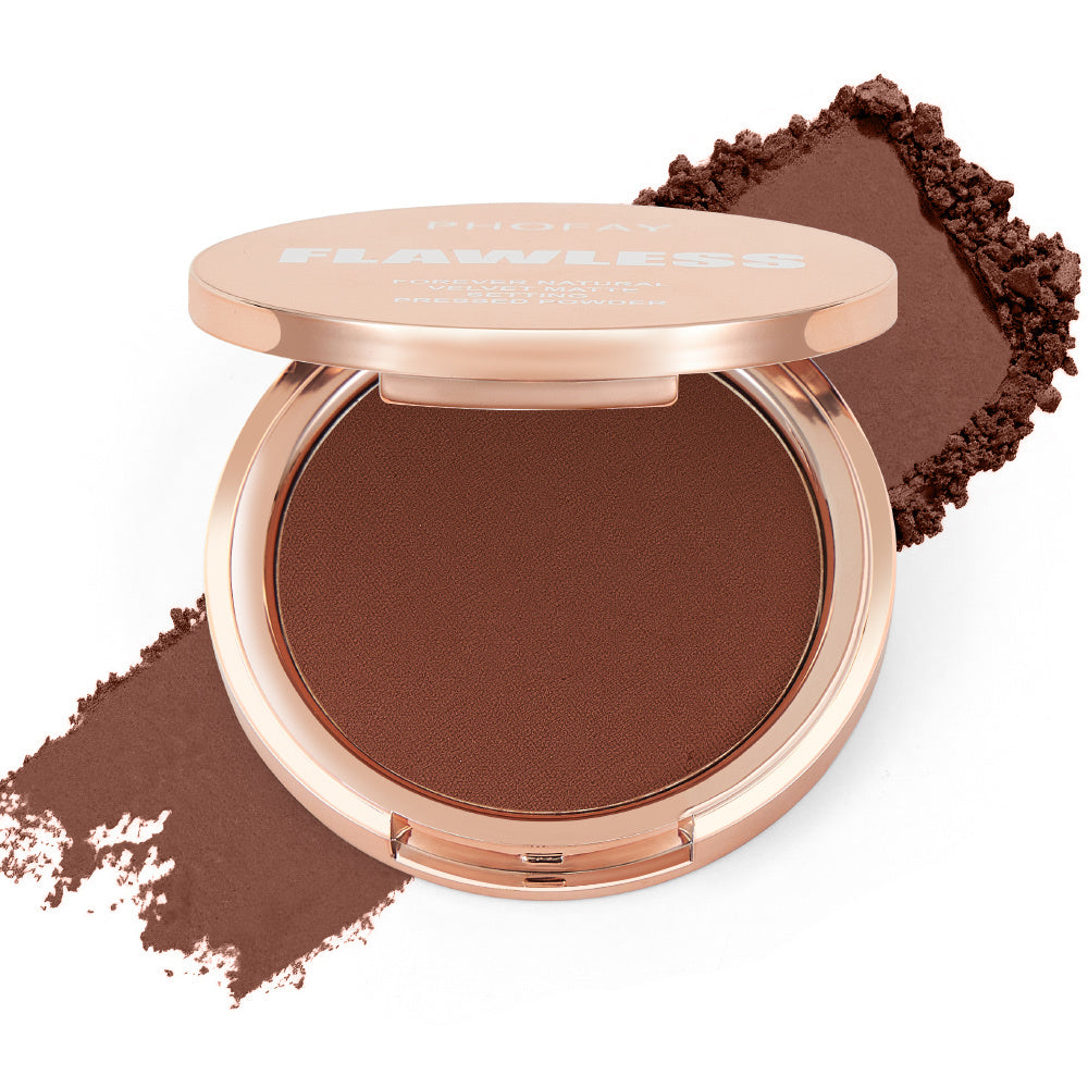 PHOFAY Matte Setting Pressed Powder - Marianas Artistry