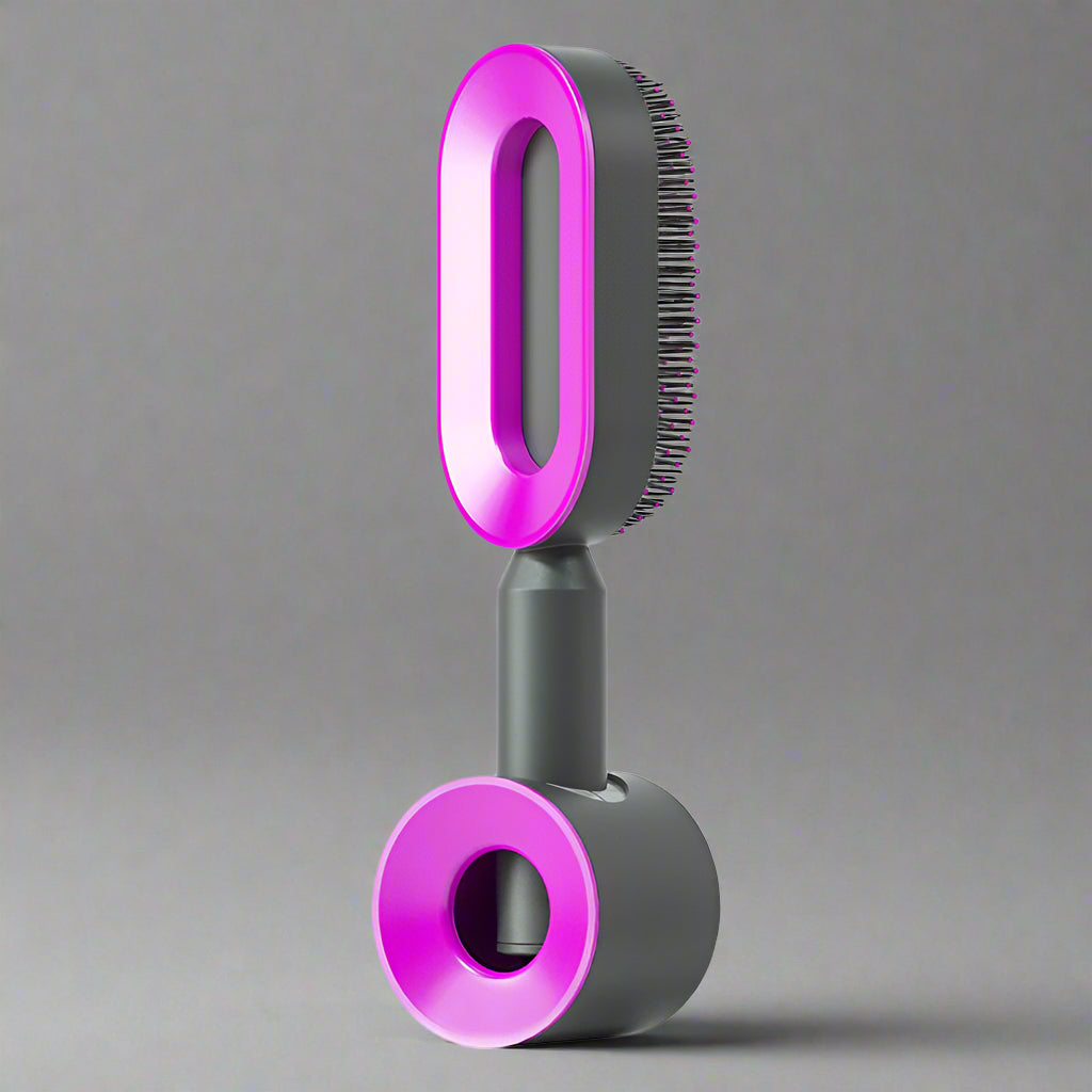 Self Cleaning Hair Brush - Marianas Artistry