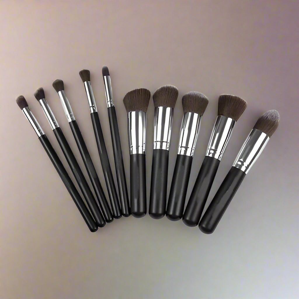 Pageant Winner 10-Piece Make Up Brush Set - Marianas Artistry