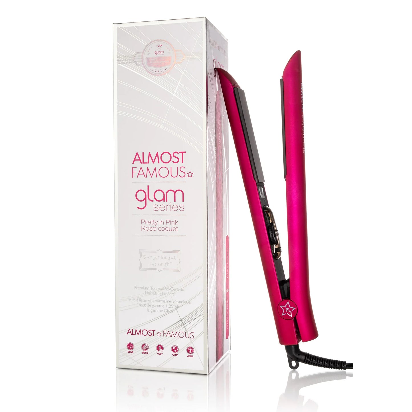 Almost Famous 1.25" Glam Series Flat Iron - Marianas Artistry
