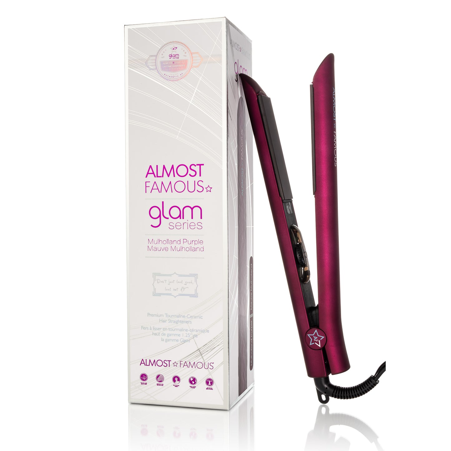 Almost Famous 1.25" Glam Series Flat Iron - Marianas Artistry