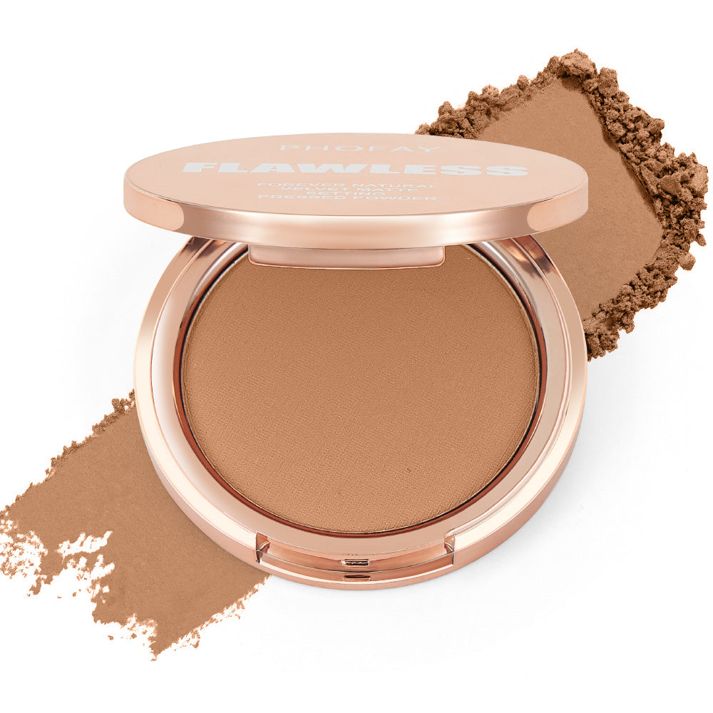 PHOFAY Matte Setting Pressed Powder - Marianas Artistry