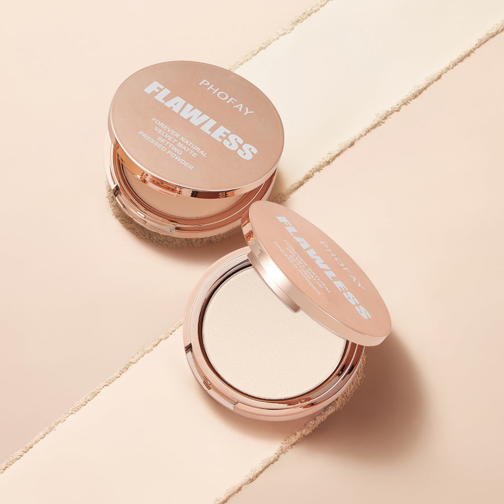 PHOFAY Matte Setting Pressed Powder - Marianas Artistry