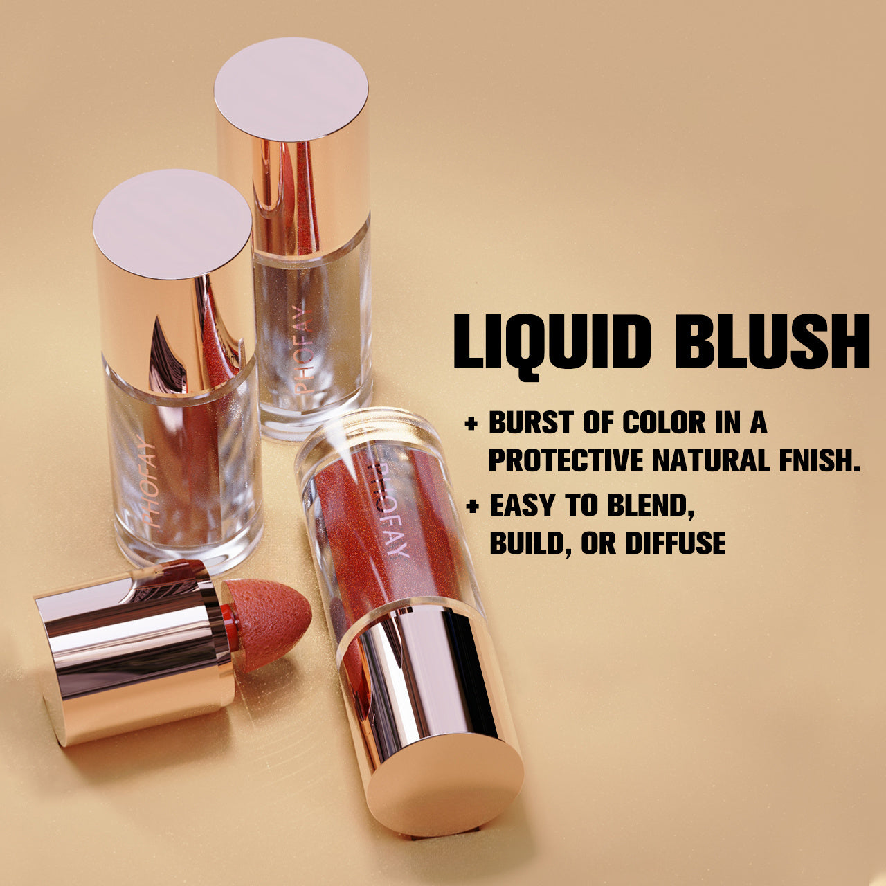 PHOFAY Mousse Liquid Blush - Marianas Artistry