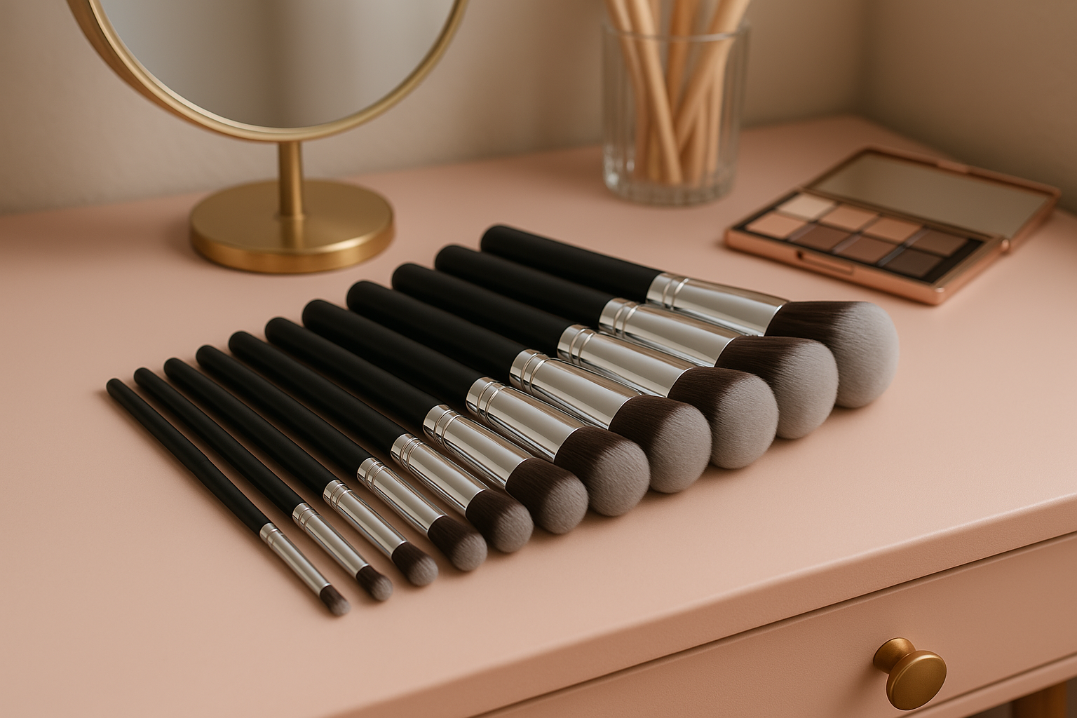 Pageant Winner 10-Piece Make Up Brush Set - Marianas Artistry