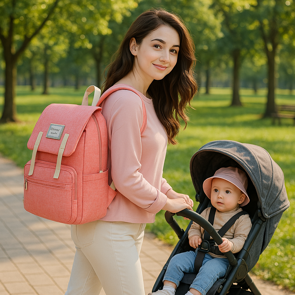 Ladies Canvas Diaper Bag - Marianas Artistry